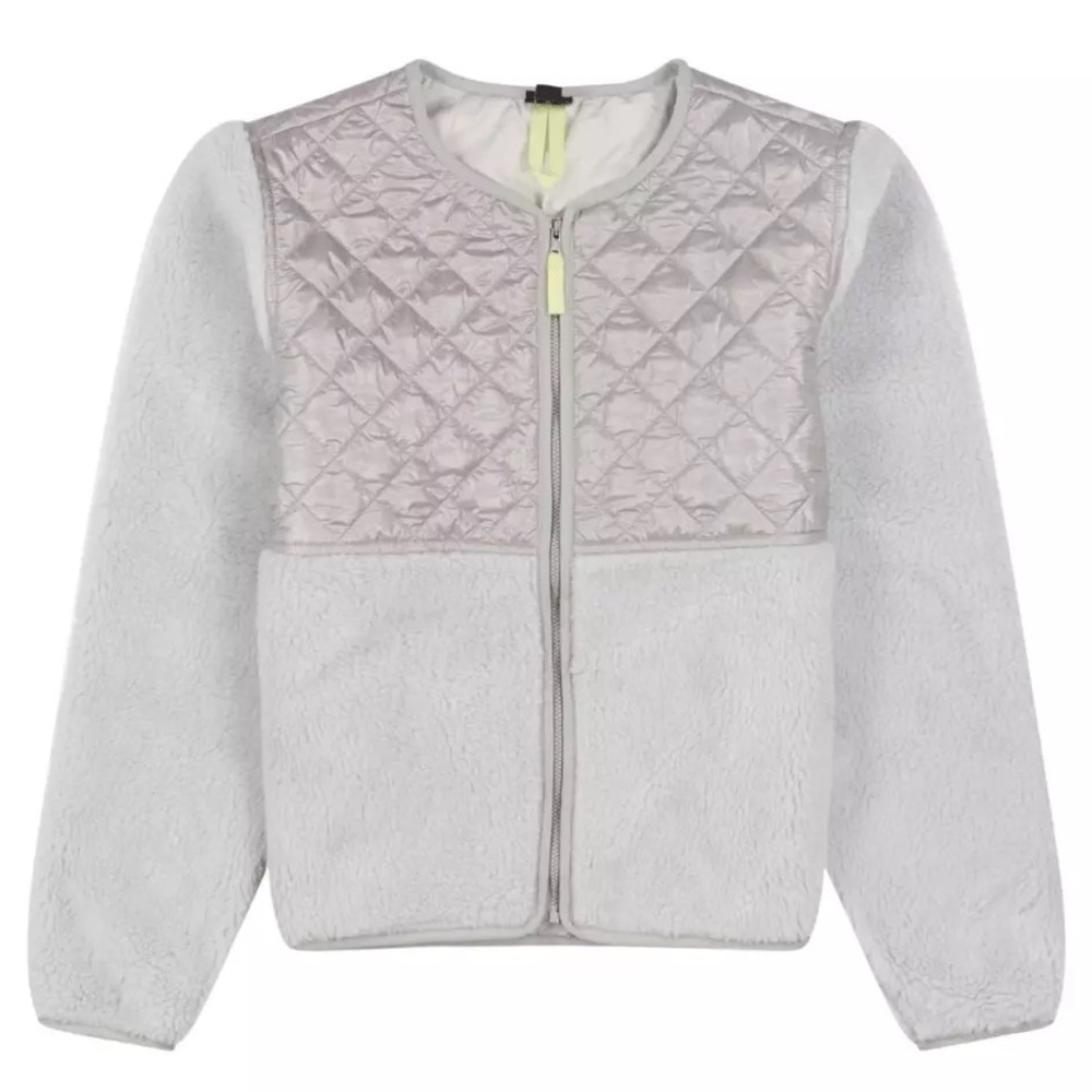 Patagonia Women’s Recycled Sherpa Hybrid Jacket In Blue Gray Size Medium